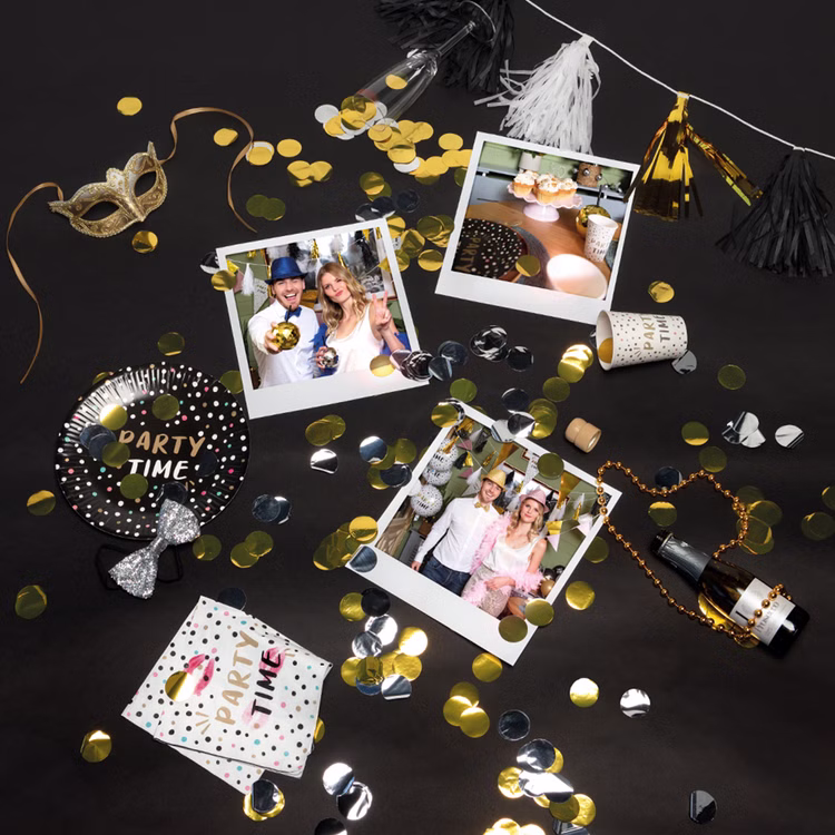 Party Time Party-Set Geburtstag Mottoparty Silvester Tischdeko 47-tlg. Party-Deko Deko Feier Mottoparty Celebrate Party Time Party-Set Geburtstag Mottoparty Silvester Tischdeko 47-tlg. Party-Deko Deko Feier Mottoparty Celebrate