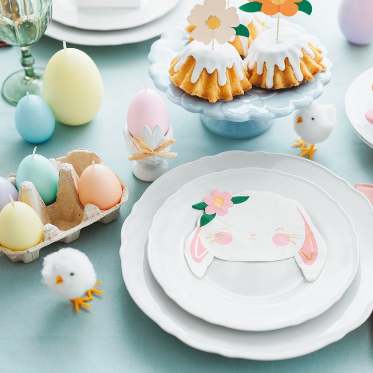 Ostereier Kerzen-Set 6 Stück 7cm hoch pastell Tischdeko Ostern Osterfest Eier Kerze Dekoration Kerzenei