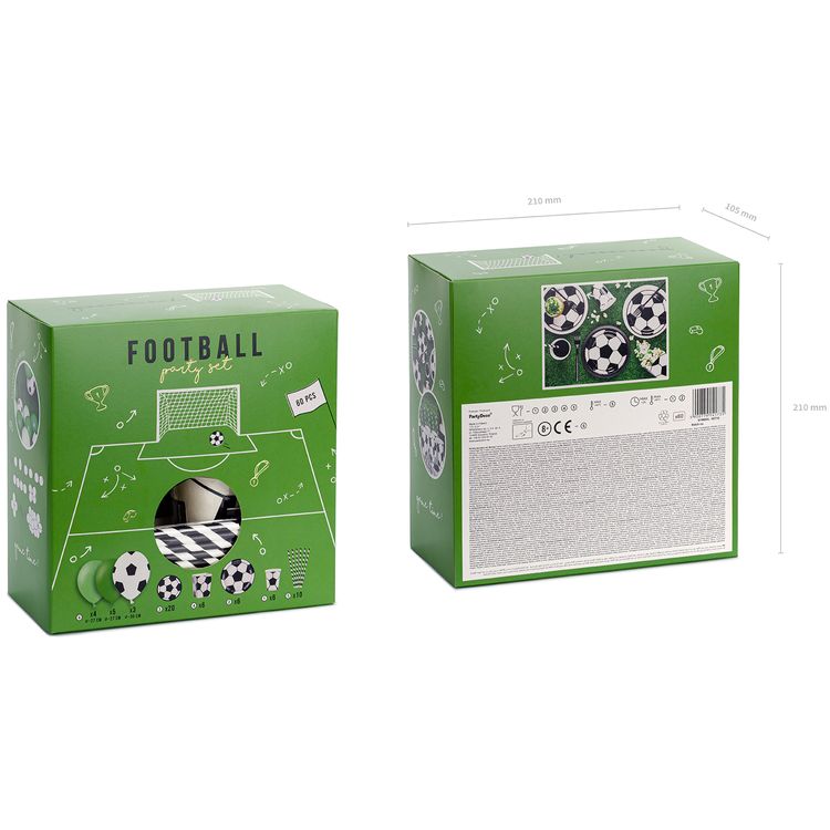 Fußball Party-Set 60-tlg. Tor-Alarm Tisch-Deko für Kinder und Erwachsene Fußball Party-Set 60-tlg. Toralarm Tisch-Deko für Kinder und Erwachsene Kicker-Party Fußball-WM Fußball-EM Kinder-Geburtstag Mottoparty Party Dekoration