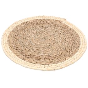 Untersetzer Platz-Set 38 cm aus Stroh Naturfarben Tisch-Deko Hochzeit Geburtstag Sommerfest Dekoration