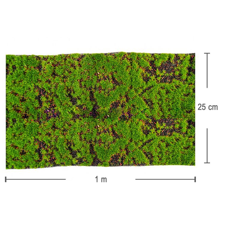 Tischläufer Moos-Optik 25 cm x 1 m Gras Wald Waldmoos Tisch-Deko DIY-Basteln Modellbau Osterbasteln Osternest Dekoration Hochzeit Geburtstag