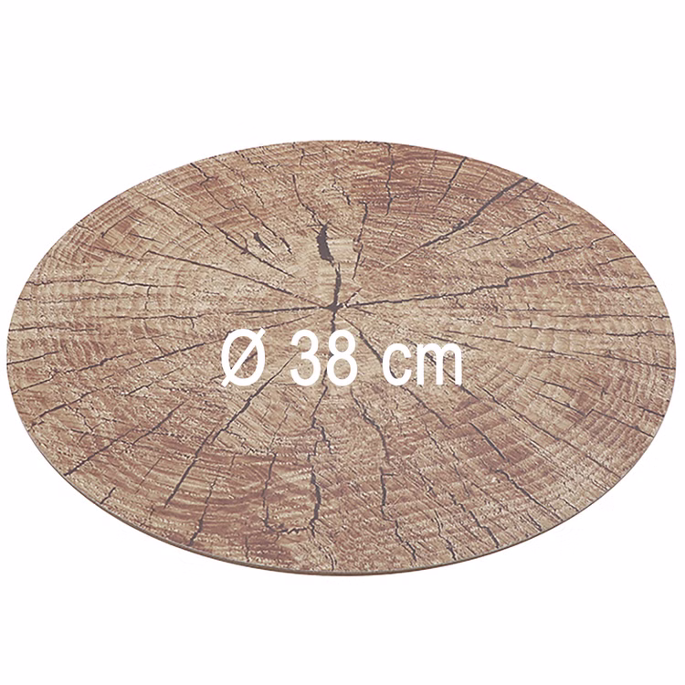Untersetzer in Baumscheiben-Optik Platz-Set 38 cm Tisch-Deko Hochzeit Geburtstag Sommerfest Dekoration Platz-Set Untersetzer in Baumscheiben-Optik Platz-Set 38 cm Tisch-Deko Hochzeit Geburtstag Sommerfest Dekoration Platz-Set