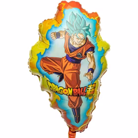 Dragon Ball Folienballon XXL 36 x 45 cm Manga Party-Deko Tisch-Deko Dekoration Geburtstag Kindergeburtstag Manga-Party Mottoparty Serie Comic Ballon Luftballon