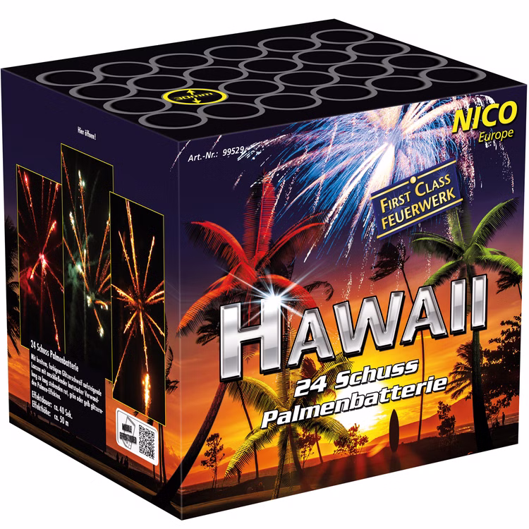 Hawaii Feuerwerk Batterie 40 Sek. von Nico Hawaii Feuerwerk Batterie 40 Sek. von Nico