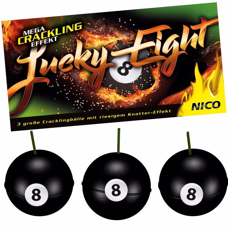 Lucky Eight Cracklingbälle von Nico Lucky Eight Cracklingbälle von Nico