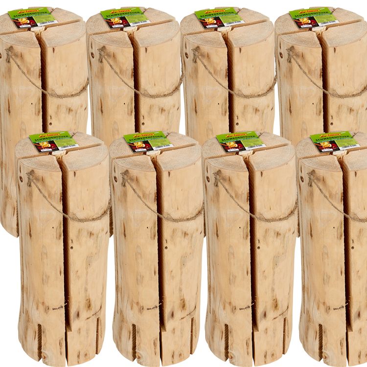8x Schwedenfeuer 47 x 18 cm naturbelassenes Holz Outdoor Lagerfeuer 8x Schwedenfeuer 47 x 18 cm naturbelassenes Holz 120 min Brenndauer Outdoor 8 Stück Naturholz Garten Grillen Sommerparty