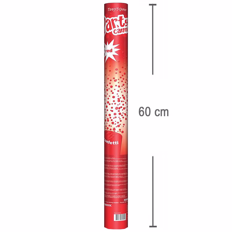 4 Confetti Shooter Rot Konfetti Kanone 60 cm lang Party Popper Geburtstag Hochzeit Deko 4 Confetti Shooter Rot Konfetti Kanone 60 cm lang Party Popper Geburtstag Hochzeit Deko
