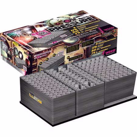 Overpressure Verbundfeuerwerk 60 Sek. von Weco Geburtstagsfeuerwerk, Silvesterfeuerwerk Overpressure Verbundfeuerwerk 60 Sek. von Weco Geburtstagsfeuerwerk, Silvesterfeuerwerk