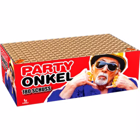 Party Onkel Verbundfeuerwerk 86 Sek. von Lesli für Silvester, Hochzeiten, Geburtstage uvm. Party Onkel Verbundfeuerwerk 86 Sek. von Lesli für Silvester, Hochzeiten, Geburtstage uvm.