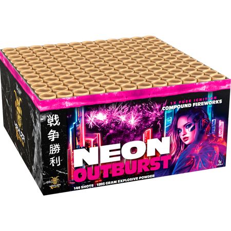 Neon Outburst Verbundfeuerwerk 71 Sek. von Lesli