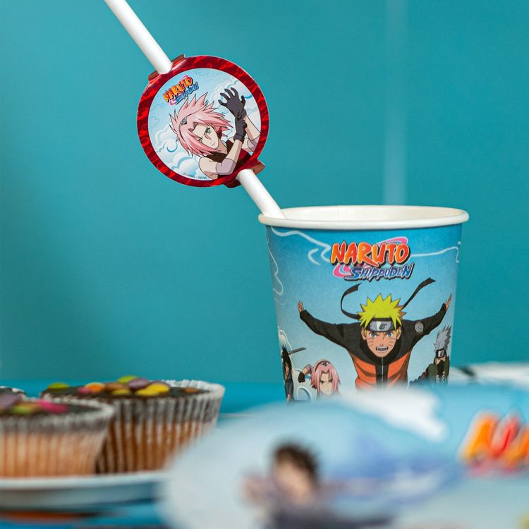 XXL Naruto Shippuden Party-Set Kindergeburtstag 73-tlg. Party-Deko Tischdeko Deko Dekoration Kindergeburtstag Geburtstag Manga Anime Comic Filmheld Party-Geschirr