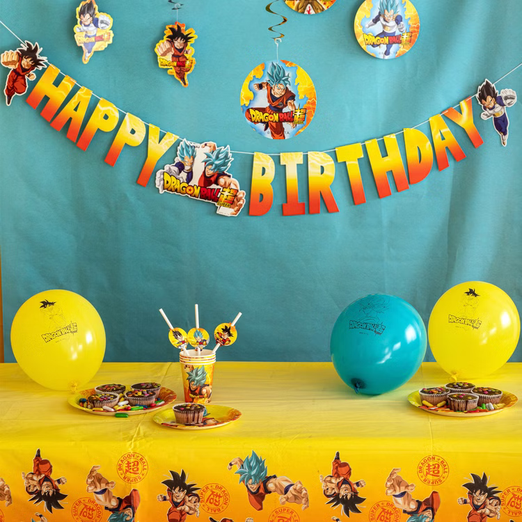 XXL Dragon Ball Party-Set Kindergeburtstag 73-tlg. Party-Deko Tischdeko Deko Dekoration Kindergeburtstag Geburtstag Manga Anime Comic Filmheld Party-Geschirr XXL Dragon Ball Party-Set Kindergeburtstag 73-tlg. Party-Deko Tischdeko Deko Dekoration Kindergeburtstag Geburtstag Manga Anime Comic Filmheld Party-Geschirr