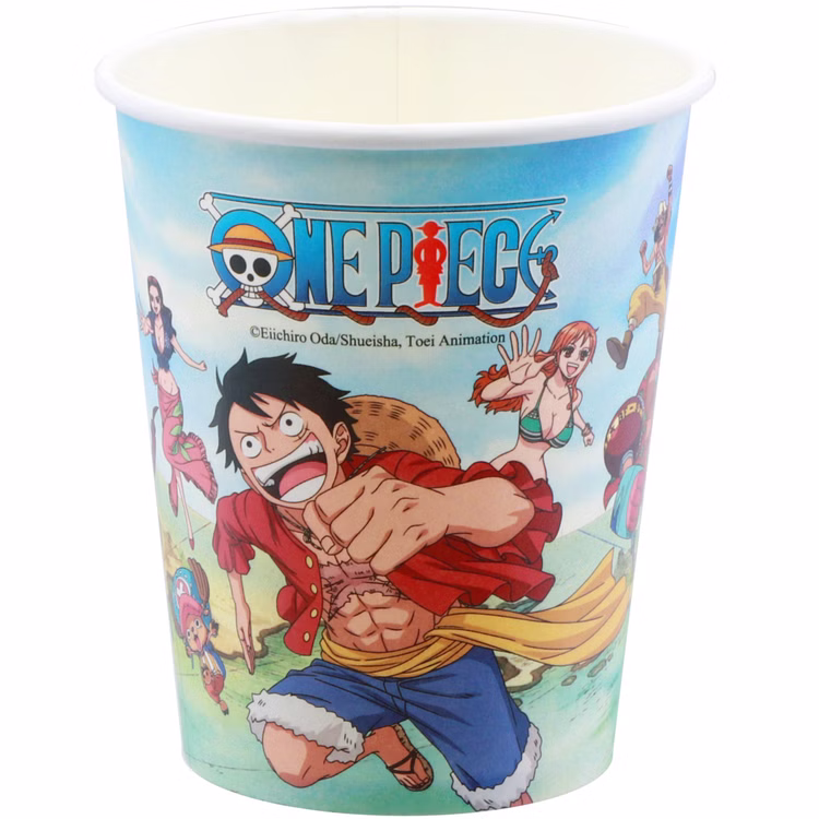 XXL One Piece Party-Set Kindergeburtstag 65-tlg. Party-Deko Tischdeko Deko Dekoration Kindergeburtstag Geburtstag Manga Anime Comic Filmheld Party-Geschirr One Piece Becher.