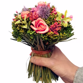 Blumenstrauß ländlich 16 x 20 cm Rosen Kunstblumen gebunden Tisch-Deko Wohn-Deko Accessoire Blumen Tisch-Deko für jeden Anlass Hochzeit Geburtstag Sommerfest Blumenstrauß ländlich 16 x 20 cm Rosen Kunstblumen gebunden Tisch-Deko Wohn-Deko Accessoire Blumen Tisch-Deko für jeden Anlass Hochzeit Geburtstag Sommerfest