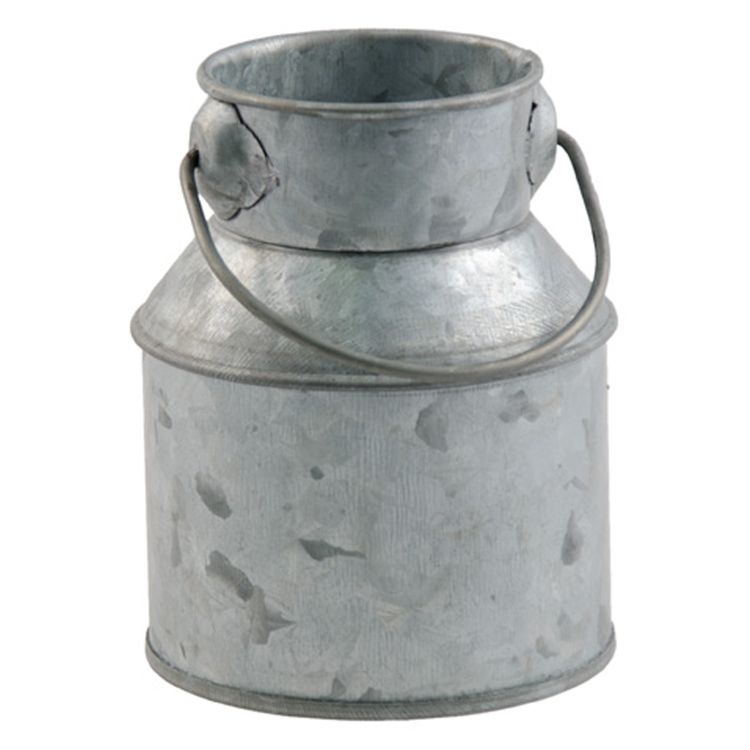 Deko Milchtopf & Kanne mit Griff in Zink-Optik 2-tlg. Tisch-Deko Vase Hochzeit Deko Milchtopf & Kanne mit Griff in Zink-Optik 2-tlg. Tisch-Deko Vase Kerzenhalter Milchkanne DIY Tisch-Deko Hochzeit Geburtstag Party-Deko Dekoration