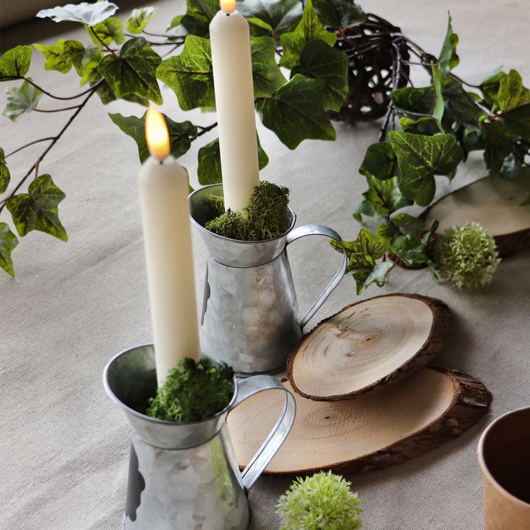 Deko Milchtopf & Kanne mit Griff in Zink-Optik 2-tlg. Tisch-Deko Vase Hochzeit Deko Milchtopf & Kanne mit Griff in Zink-Optik 2-tlg. Tisch-Deko Vase Kerzenhalter Milchkanne DIY Tisch-Deko Hochzeit Geburtstag Party-Deko Dekoration