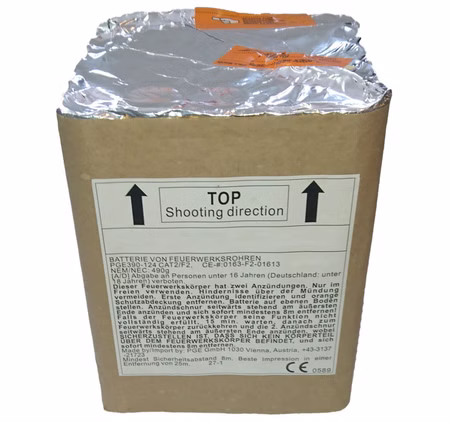 Feuerwerksbatterie Color Crackling 24-26 Sek. Silvesterfeuerwerk, Geburtstagsfeuerwerk Feuerwerksbatterie Color Crackling 24-26 Sek. Silvesterfeuerwerk, Geburtstagsfeuerwerk