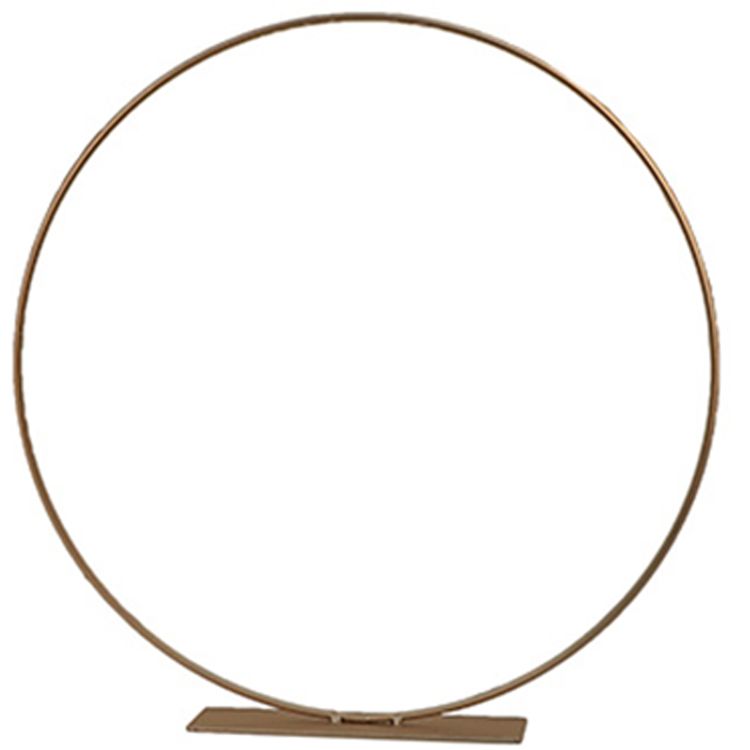 Deko-Ring mit Fuß Gold 30 cm Deko für Trockenblumen Hochzeit Geburtstag