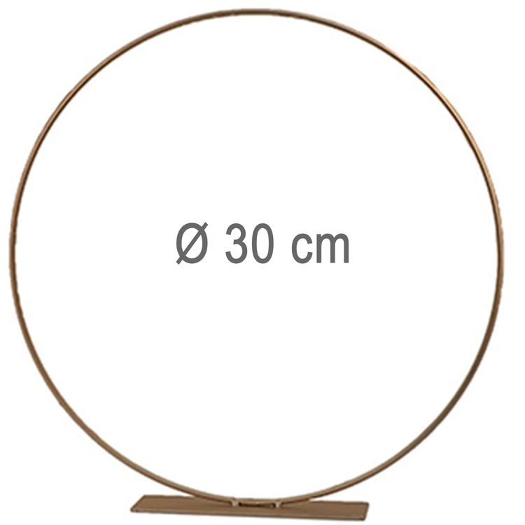 Deko-Ring mit Fuß Gold 30 cm 4 Stück Tisch-Deko Hochzeit Geburtstag Deko-Ring mit Fuß Gold 30 cm 4 Stück Tisch-Deko Hochzeit Geburtstag Deko für Trockenblumen Dekoration