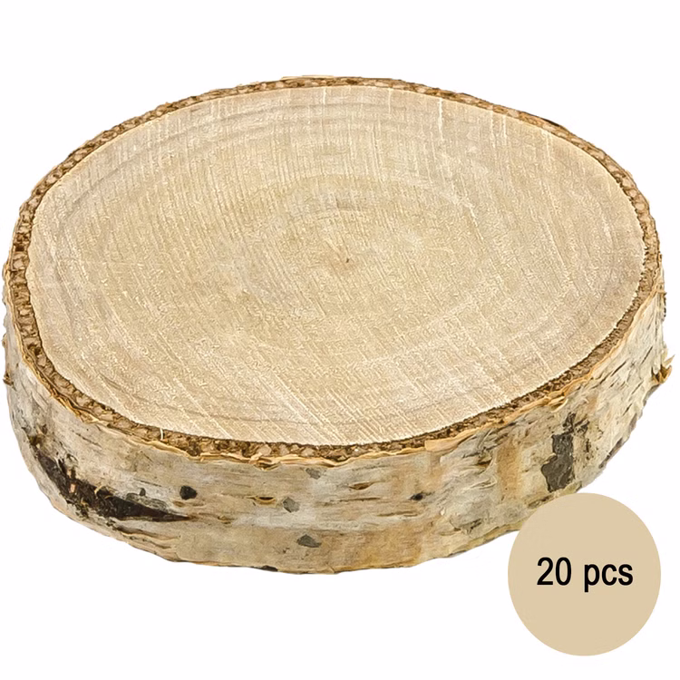 Baumscheibe Birke 20 Stück 4,5-6,5 x 1 cm Holzscheibe Tisch-Deko Basteln DIY Bastelbedarf Namensschild Baumscheibe zum Beschriften Hochzeit Geburtstag Baumscheibe Birke 20 Stück 4,5-6,5 x 1 cm Holzscheibe Tisch-Deko Basteln DIY Bastelbedarf Namensschild Baumscheibe zum Beschriften Hochzeit Geburtstag