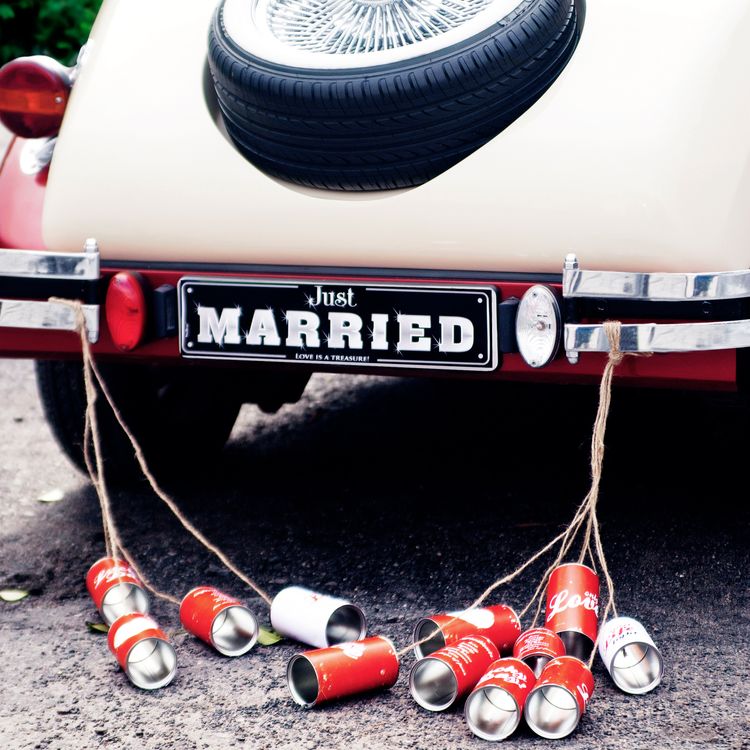Metalldosen Hochzeitsauto Lucky Day 5 Stück Blechdosen mit Juteschnur Metalldosen Hochzeitsauto Lucky Day 5 Stück Blechdosen mit Juteschnur Hochzeitswagen Deko Dekoration Hochzeit Brautpaar