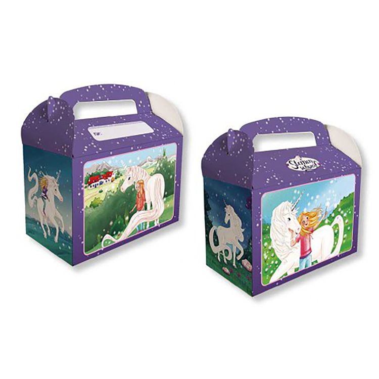 Sternenschweif XXL Party-Set Einhorn 78-tlg. Tisch-Deko Party-Zubehör Einhorn Märchen Kindergeburtstag Geschirr-Dekoration