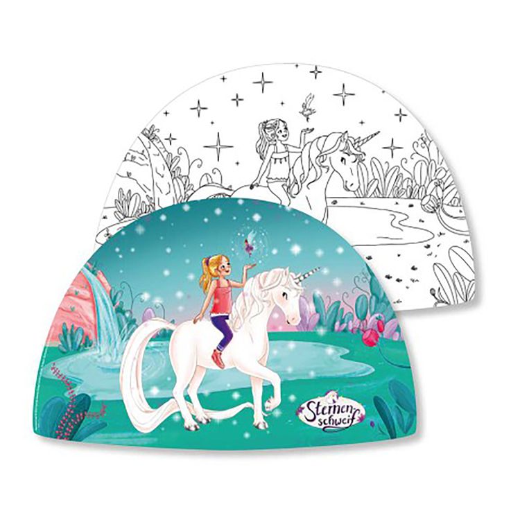 Sternenschweif XXL Party-Set Einhorn 78-tlg. Tisch-Deko Party-Zubehör Einhorn Märchen Kindergeburtstag Geschirr-Dekoration