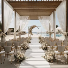 Weißer Teppich 1 x 15 m VIP Party-Zubehör weißer Läufer aus Vlies Hochzeit Deko-Zubehör Wedding Dekoration Hochzeit Brautpaar Trauung