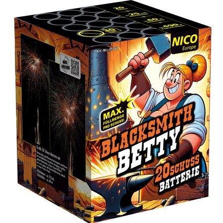 Blacksmith Betty Feuerwerk Batterie 25 Sek. von Nico
