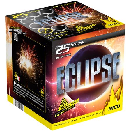 Eclipse Feuerwerk Batterie 30 Sek. von Nico