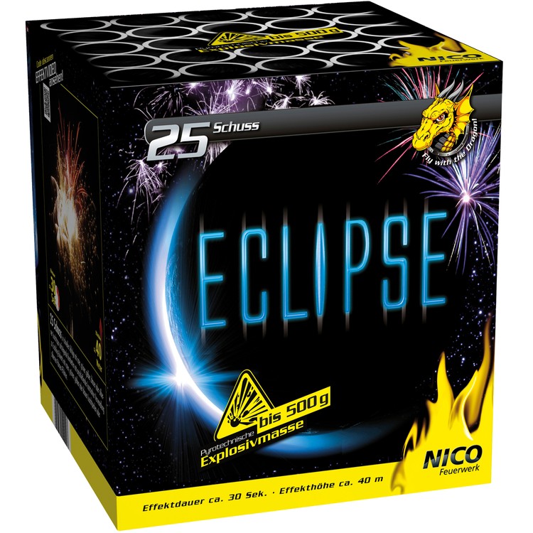 Eclipse Feuerwerk Batterie 30 Sek. von Nico für Silvester oder Geburtstagsfeuerwerk