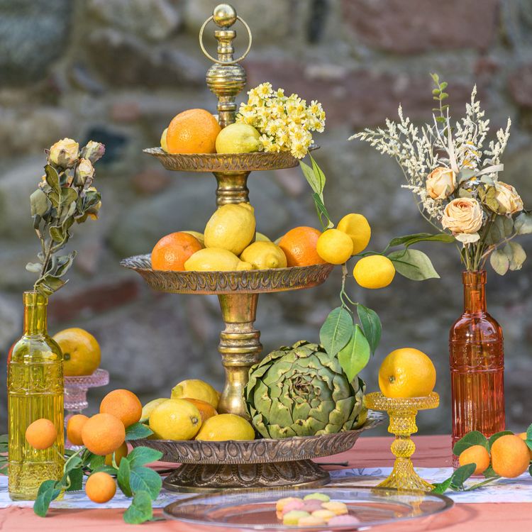 Vase Mambo 25 x 6,5 cm Blumenvase Deko-Vase Hochzeit Vintage