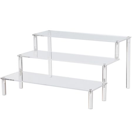 Tortenständer Cupcake Treppe 3-stufig transparentes Acrylglas für Geburtstag Hochzeit