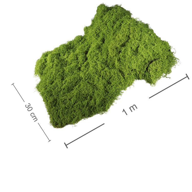 Tischläufer Moos Grün 1 m x 30 cm Moos-Optik Tisch-Deko Ostern Halloween Basteln