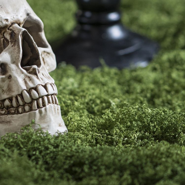 Tischläufer Moos Grün 1 m x 30 cm Moos-Optik Tisch-Deko Ostern Halloween Basteln