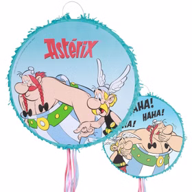 Asterix und Obelix Pinata rund 40 cm blau Comic Party-Zubehör Deko Asterix und Obelix Pinata rund 40 cm blau Comic Party-Zubehör Deko