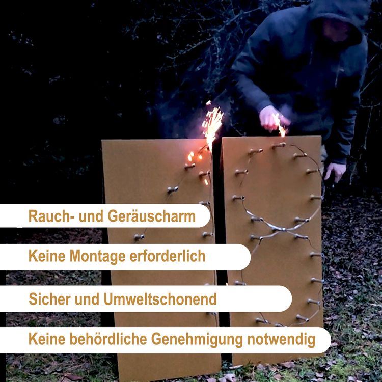 Brennende Zahl 18 Geburtstag Volljährigkeit Lichterbild Brennende Zahl 18 von Vorne