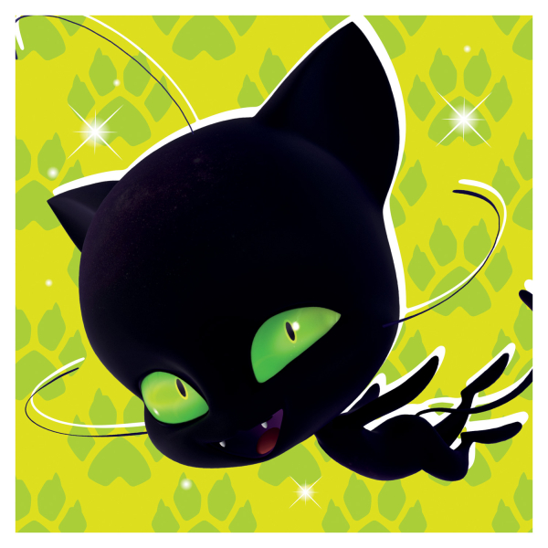 Übersicht Party-Set Miraculous mit Pappgeschirr bestehend aus 40 Teilen