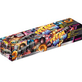 Freak Show Verbundfeuerwerk 50 Sek. von Weco, Silvesterfeuerwerk, Geburtstagsfeuerwerk