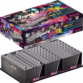 Legend of Grifter Verbundfeuerwerk 85 Sek. von Weco Silvesterfeuerwerk, Geburtstagsfeuerwerk Legend of Grifter Verbundfeuerwerk 85 Sek. von Weco Silvesterfeuerwerk, Geburtstagsfeuerwerk