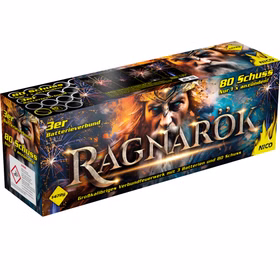 Ragnarök Verbundfeuerwerk 150 Sek. von Nico Silvesterfeuerwerk, Geburtstagsfeuerwerk Ragnarök Verbundfeuerwerk 150 Sek. von Nico Silvesterfeuerwerk, Geburtstagsfeuerwerk