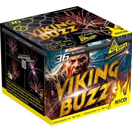 Viking Buzz Feuerwerk Batterie 40 Sek. von Nico