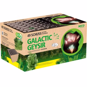 Galactic Geysir Feuerwerk Batterie 20 Sek. von Nico für Silvester oder Geburtstagsfeuerwerk Galactic Geysir Feuerwerk Batterie 20 Sek. von Nico für Silvester oder Geburtstagsfeuerwerk