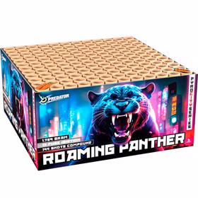 Roaming Panther Verbundfeuerwerk 83 Sek. von Lesli Silvesterfeuerwerk, Geburtstagsfeuerwerk Roaming Panther Verbundfeuerwerk 83 Sek. von Lesli Silvesterfeuerwerk, Geburtstagsfeuerwerk