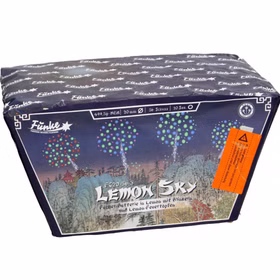 Lemon Sky Feuerwerk Batterie 22 Sek. von Funke für Silvester oder Geburtstagsfeuerwerk