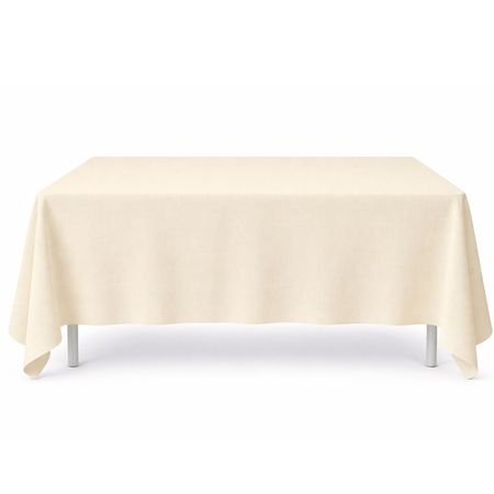 Tischdecke aus Baumwolle 125 x 240 cm gewaschen natürliche Tischdeko