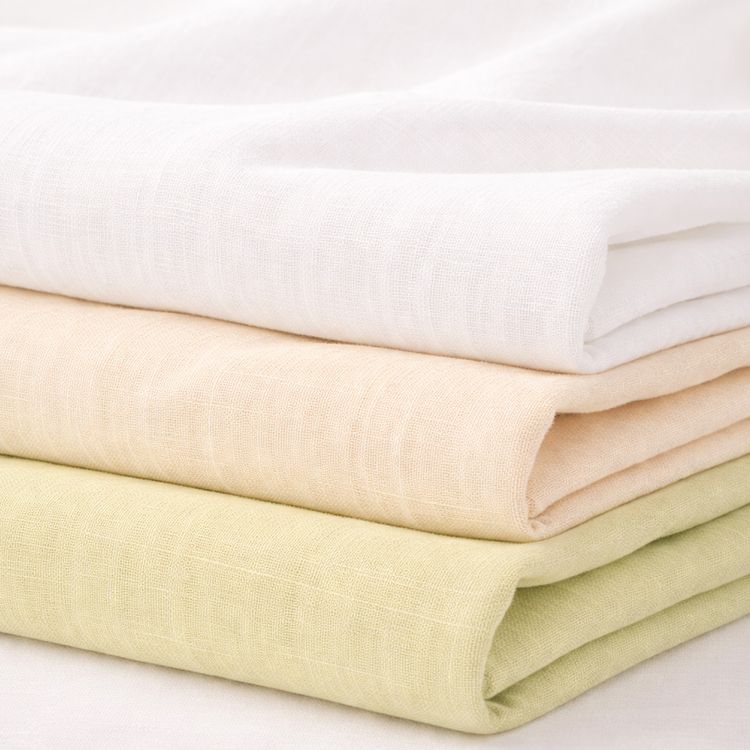 Baumwoll-Tischdecke elfenbein 125 x 240 cm, gewaschen, schlicht, natürliche Tischdeko.