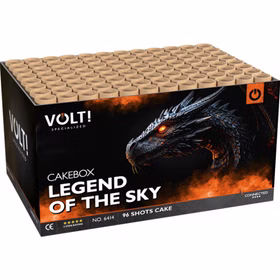 Legend Of The Sky Verbundfeuerwerk 52 Sek. von Lesli Silvesterfeuerwerk, Geburtstagsfeuerwerk