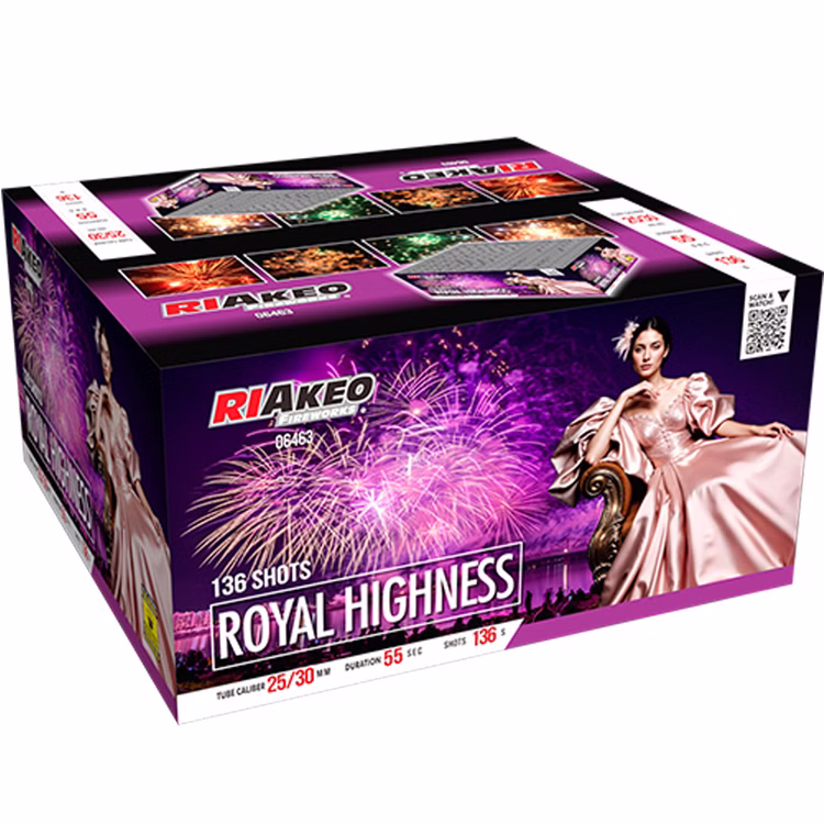 Royal Highness Verbundfeuerwerk 55 Sek. von Riakeo Silvesterfeuerwerk, Geburtstagsfeuerwerk Royal Highness Verbundfeuerwerk 55 Sek. von Riakeo Silvesterfeuerwerk, Geburtstagsfeuerwerk