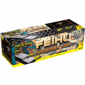 Feihu - Fliegender Tiger Verbundfeuerwerk 65 Sek. von Nico Europe Silvesterfeuerwerk, Geburtstagsfeuerwerk